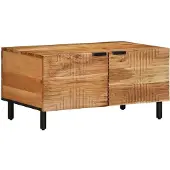 vidaXL Salontafel 80x50x40 cm Massief Acaciahout