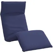 vidaXL Opvouwbare ligstoel Marineblauw 175x54x8,5 cm Oxfordstof