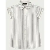 Elvira Collections Blouse alise ecru dessin