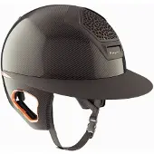 FREEJUMP Voronoi Carbon Ruiterhelm Mat Brons met Tempelbescherming - M