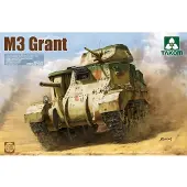 Takom Modelbouwpakket Militaire voertuigen - 2086 M3 Grant WWII - Britse Medium Tank Plastic - 1:35 - Modelbouw