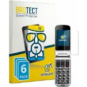 BROTECT Screenprotector 6 Stuks voor Sweetlink F1PLUS Beschermglas transparant