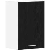 vidaXL Hangkast zwart eikenkleurig 40x31x60 cm bewerkt hout