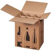Smartboxpro verzendkarton voor 6 flessen