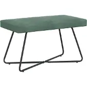 vidaXL Bank Zeegroen 80 x 40 x 45 cm fluweel