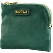 Caterina Lucchi Leren kaarthoes Fanny Wallet Pino groen