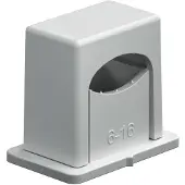 Obo Bettermann 2101017 Buisklem Lichtgrijs 100 stuk(s)