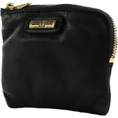 Caterina Lucchi Leren kaarthoes Fanny Wallet Nero zwart