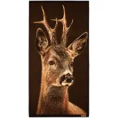 Zwoltex Kozioł Handdoek Bruin 50x100cm - 100% Biologisch Katoen