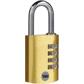 Yale Smart Living YE3CB/38/131/1/GO Vorhängeschloss 38 mm Gold Zahlenschloss