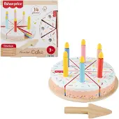 Fisher-Price Houten Taart - 14 houten onderdelen