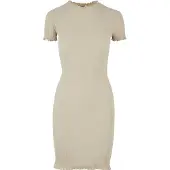 Urban Classics Jurk crème