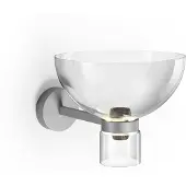 Flos Nocturne Wall Lamp Bowl - Wandlampen Silver - D305W01CEEA21