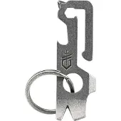 Gerber Mullet Solid State Stonewash Card, gereedschap voor sleutelhanger, zilver