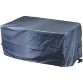 Famanu - Grijze bolderkarhoes 210D Oxford, waterdicht en uv-bestendig, voor tuinwagens