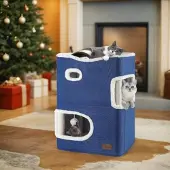 Famanu kattenmeubilair met krabpaal en hangmat - Multifunctioneel