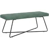 vidaXL Bank Zeegroen 110 x 40 x 45 cm fluweel