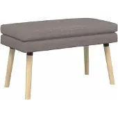 vidaXL Dubbel-laags bank Taupe 80 x 40 x 47 cm Stof