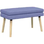 vidaXL Dubbel-laags bank Jeans Blauw 80 x 40 x 47 cm Stof