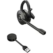 Jabra YOU'RE ON Hoofdtelefoon Engage 55 MS Convertible USB-A (Draadloze, USB-A), Kantoorheadset, Zwart
