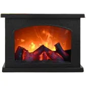 Ceruzo Led Sfeerhaard - H20x12x28 cm- Mini Open Haard Lantaarn