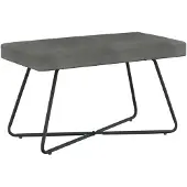 vidaXL Bank Donkergrijs 80 x 40 x 45 cm fluweel