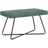 vidaXL Bank Zeegroen 80 x 40 x 45 cm fluweel