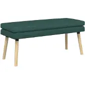 vidaXL Dubbel-laags bank Donkergroen 110 x 40 x 47 cm Stof