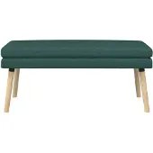 vidaXL Dubbel-laags bank Donkergroen 110 x 40 x 47 cm Stof