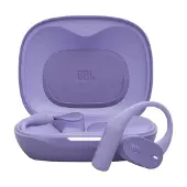 JBL Sense Lite - Open ear Oordopjes - Oortjes Draadloos - Bluetooth - Sport Oordopjes - Sporten - Hardlopen - 32 uur - Spatwaterdicht - IP54 - Paars