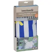 Beeztees Hondenkoelmat Stof Hello Summer blauw/wit 65 x 50 x 2 cm
