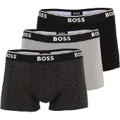 BOSS Boxershorts 'Power' grijs / zwart