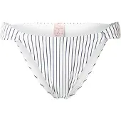 Hunkemoller Hoog Uitgesneden Bikinibroekje Strepen Wit Dames | Maat: XS