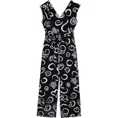 Desigual Jumpsuit zwart / wit