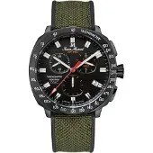 Jean Marcel Herren Armbanduhr Edelstahl geschwärzt Satiniert 25cm
