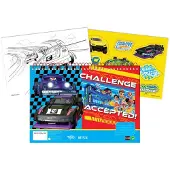 Hot Wheels Challenge A/4 spiraalschetsboek met 40 vellen en stickers