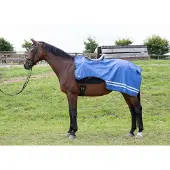 Harry's Horse Uitrijdeken Waterdicht 0gr Fleece WI23 M Blauw