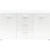 Germania Dressoir Adana - L144 x B40 x H86 cm - Wit