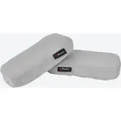 AROZZI Armleuning Kussens - Memory Foam - Velvet Hoes - Grijs