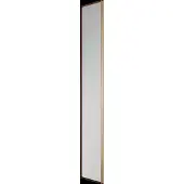 Balmani Auro rechthoekige toiletspiegel Brushed Rosegold 17 x 109 cm