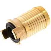 Tameson 38 mm (1 1/2'') Slangpilaar Messing GEKA Tuinslangkoppeling