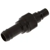 Tameson POM DN 7.2 Koppeling Insteeknippel 13 mm Slangpilaar Dubbele afsluiting