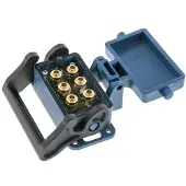 Tameson Messing Meervoudige Koppeling Snelkoppeling 6x6 mm Push-in-aansluitingen Loskoppelbeveiliging Dubbele afsluiting