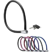 Markenlos Fietsslot, kabelslot [55 cm, kleurrijk kabel] - [voor buitengebruik]