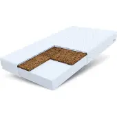 FDM CARINI Matras 140x200 cm - Hoogte 11 cm H3 en H4 - Koudschuim Matrassen - Dubbelzijdig - 7 zones - Öko-Tex