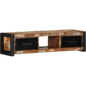 vidaXL Tv-meubel 100x30x25 cm massief gerecycled hout