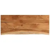 vidaXL Tafelblad rechthoekig natuurlijke rand 110x40x2,5 cm acaciahout