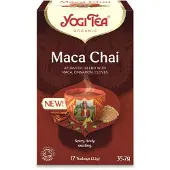 Raw Organic Maca Chai - Biologische Kruidenthee met Maca, Kaneel en Gember voor Een Krachtige en Verwarmende Chai-ervaring - Tray van 6 Stuks