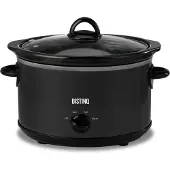 DistinQ Slowcooker 4 liter – Keramische binnenpan - Warmhoudfunctie