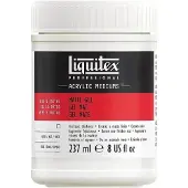 LIQUITEX 5321 Professional Mattes Gel Medium 237 ml – Acryl Additief, Volumevergroting, Consistentie Verdikken, Matte Afwerking